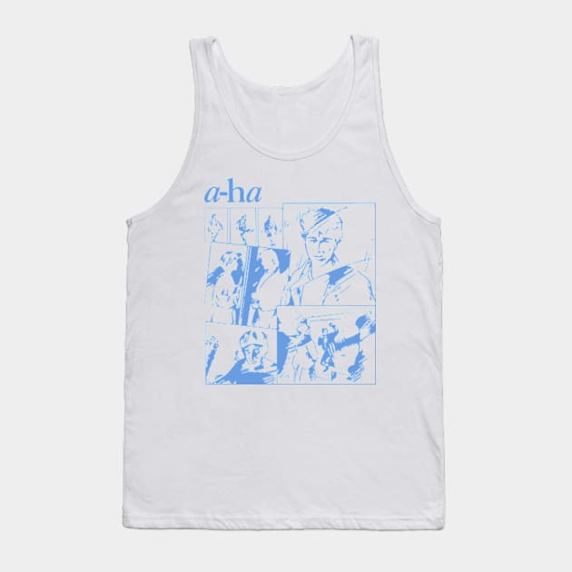 A-ha Comic Tank Top by SmileLeeQiTees